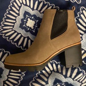 Booties with small heal